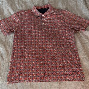 Bugatchi Multicolor Geometric Polo Shirt